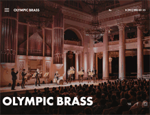 Tablet Screenshot of olympicbrass.com